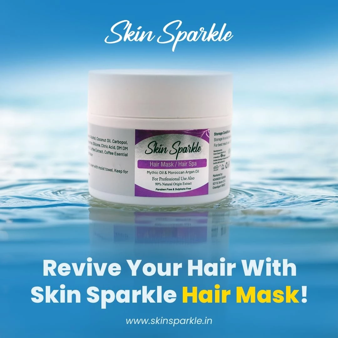 Skin Sparkle Hair Mask-Hair Spa, 200 g-3.webp